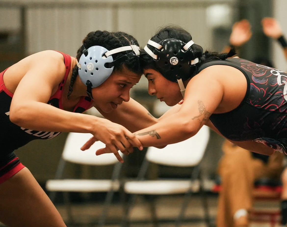 Kyla Patitillo (left) was one of three Comets undefeated this weekend.